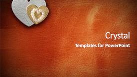  Presentation with valentines - Slides consisting of holidays-card-with-heart background and a crimson colored foreground