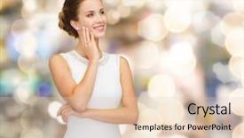  Presentation with golden wedding - Cool new PPT layouts with holidays celebration wedding and people backdrop and a lemonade colored foreground