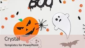  Presentation with decoration - Amazing PPT layouts having holidays decoration and party concept backdrop and a lemonade colored foreground