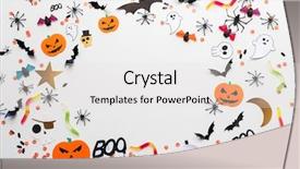  Presentation with decoration - Theme consisting of holidays decoration and party concept background and a white colored foreground