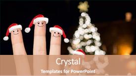  Presentation with human body parts - PPT layouts having holidays family and body parts background and a coral colored foreground