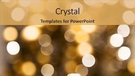  Presentation with golden lights - Slides with holidays luxury and background concept background and a yellow colored foreground