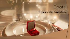  Presentation with holidays - Presentation theme consisting of holidays-valentine-s-day and a coral colored foreground