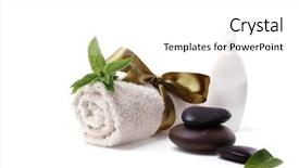  Presentation with fall scenes - Theme consisting of holistic health - scenes of relaxation background and a white colored foreground