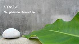  Presentation with holistic - Slide deck having holistic health - zen still life - pebbles background and a  colored foreground