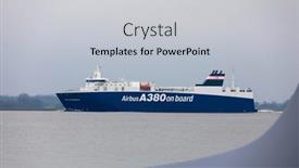  Presentation with cargo airplane - PPT layouts featuring hollern-germany-december-15-2015 background and a light gray colored foreground