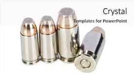  Presentation with 7 point bullet list - PPT theme having hollow point bullets on white background and a white colored foreground