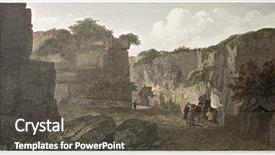  Presentation with old london - Slide set with hollys printed by mcqueen background and a dark gray colored foreground