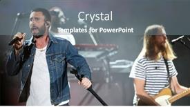  Presentation with valentine maroon - PPT layouts having hollywood-ca-oct-24-adam background and a gray colored foreground