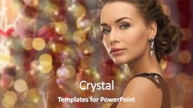  Presentation with christmas lights - Audience pleasing slide set consisting of hollywood star - people holidays jewelry and glamour backdrop and a red colored foreground