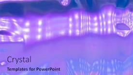  Presentation with holographic - Slide set featuring holographic-plastic-wrinkled-film background and a light blue colored foreground