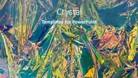  Presentation with holographic - PPT layouts featuring holographic-plastic-wrinkled-film background and a ocean colored foreground