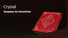  Presentation with koran holy book of muslims - Slide deck with holy book of muslims background and a black colored foreground