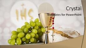  Presentation with holy mass - Cool new presentation design with holy communion a golden chalice backdrop and a lemonade colored foreground