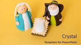  Presentation with saint joseph - Colorful theme enhanced with holy family the child jesus backdrop and a yellow colored foreground