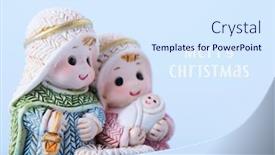  Presentation with virgin mary - Presentation theme having holy-family-the-child-jesus background and a sky blue colored foreground