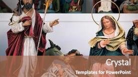  Presentation with saint joseph - Slide set consisting of holy family the child jesus background and a coral colored foreground