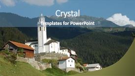  Presentation with christian church - Amazing PPT layouts having holy ghost - christian church in a swiss backdrop and a teal colored foreground