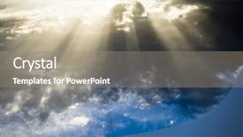  Presentation with glow - Colorful theme enhanced with holy glow backdrop and a gray colored foreground