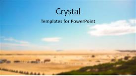  Presentation with blur - Cool new slide set with holy gorund - abstract blur desert backdrop and a  colored foreground