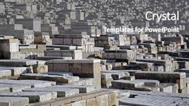 Presentation with jewish - Presentation theme having holy gorund - jewish cemetery on the mount background and a gray colored foreground