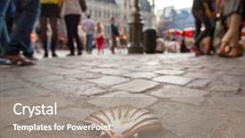  Presentation with brussels - Audience pleasing slide set consisting of holy gorund - st james shell in brussels backdrop and a gray colored foreground