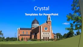  Presentation with north carolina - Slide set consisting of holy-name-of-jesus-cathedral background and a gray colored foreground