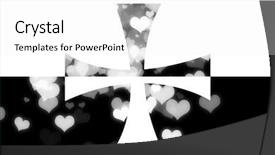  Presentation with knights - Beautiful PPT layouts featuring holy orders - teutonic knights flag backdrop and a white colored foreground