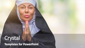  Presentation with palm sunday christian catholic - Audience pleasing slides consisting of holy power - middle age senior christian catholic backdrop and a dark gray colored foreground