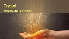  Presentation with light - Amazing presentation having holy power - yellow ray of light coming backdrop and a  colored foreground