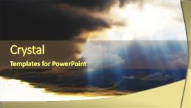  Presentation with holy - Presentation theme with holy presence background and a tawny brown colored foreground