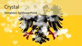  Presentation with roman - Colorful PPT layouts enhanced with holy roman empire backdrop and a blonde colored foreground