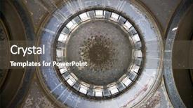  Presentation with interior - Audience pleasing PPT layouts consisting of holy sophia cathedral in harbin backdrop and a dark gray colored foreground