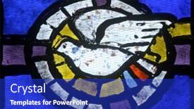  Presentation with holy spirit - Slides featuring holy-spirit-bird background and a  colored foreground