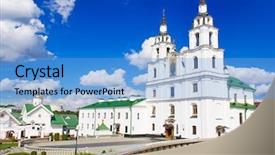  Presentation with holy spirit - Audience pleasing presentation design consisting of holy spirit in minsk backdrop and a  colored foreground