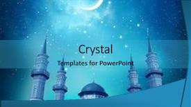  Presentation with islamic greeting eid mubarak cards - Cool new theme with holy star - islamic greeting eid mubarak cards backdrop and a teal colored foreground