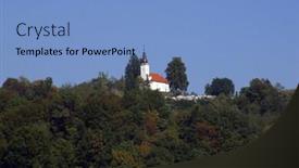  Presentation with kings - Beautiful PPT theme featuring holy-three-kings-church backdrop and a light blue colored foreground