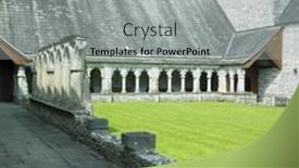  Presentation with ireland - Theme consisting of holycross-abbey-county-north-tipperary background and a light gray colored foreground