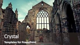  Presentation with united kingdom constitutional law - Audience pleasing slide set consisting of holyrood abbey in edinburgh united backdrop and a  colored foreground