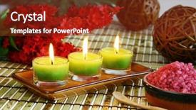  Presentation with surgical items - Audience pleasing presentation consisting of home accessories - detente items backdrop and a tawny brown colored foreground