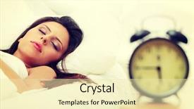  Presentation with black women beautiful woman - PPT layouts enhanced with beautiful caucasian woman waking up background and a blonde colored foreground