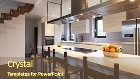  Presentation with kitchen - Cool new theme with home bar - modern loft view backdrop and a tawny brown colored foreground