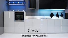  Presentation with luxury - Theme featuring home bar - modern new kitchen luxury interior background and a light gray colored foreground