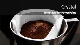  Presentation with ground handling - Colorful presentation theme enhanced with ground coffee backdrop and a black colored foreground