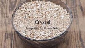  Presentation with bowl - Cool new slide set with malt barley in a glass backdrop and a soft green colored foreground