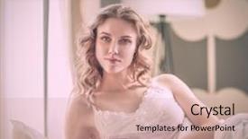  Presentation with coffee cup diary - Cool new PPT layouts with home brewing - young woman drinking cup backdrop and a coral colored foreground