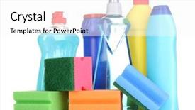  Presentation with surgical items - Amazing presentation design having legs of young couple sitting on bicycles opposite the city backdrop and a light gray colored foreground.