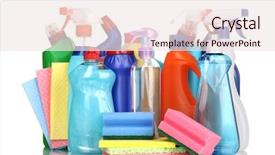  Presentation with cleaning - Cool new PPT theme with  backdrop and a  colored foreground.