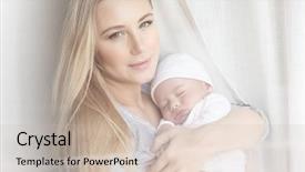  Presentation with love mother - Slide set consisting of home child care and love background and a  colored foreground