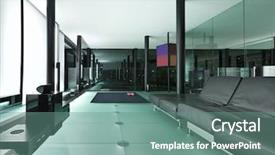  Presentation with interior design - Slides having home cinema - architecture of de angelis mazza background and a  colored foreground